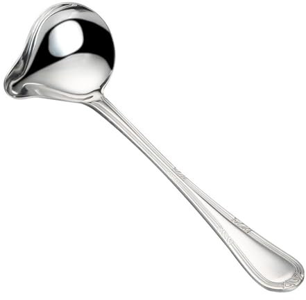 Small Ladle Spoon 7.8inch Small Ladle Spoon Stainless Steel Sauce Ladle Gravy Silver