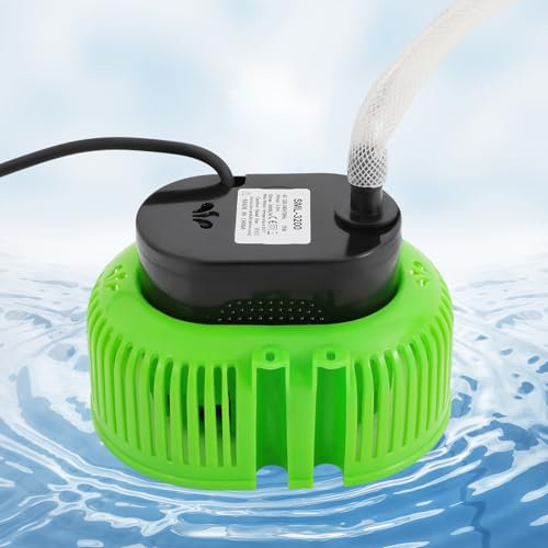 75W Submersible Water Pump, 3000L/H Pool Cover Pump Powerful Portable Water Pump, Pool Cover Submersible Pump