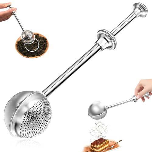 Infusor de Té de Acero Inoxidable en Forma de Bola - Colador de Té - Pinza Colador para Té (1 Piezas - Ø 5 cm) para una Infusión Perfecta para amantes del té