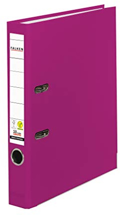 Original Falken PP-Color plastmapp. Made in Germany. 5 cm smal DIN A4 björnbärsringbindare vegansk mapp brevmapp kontorsmapp plastmapp slitsad mapp