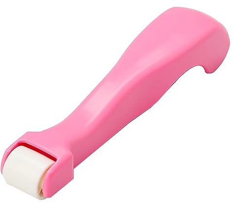 SagaSave 1 Uds Rueda de presión Prensa Costura Herramienta de Rodillo de Costura para Acolchado, Costura, impresión, Tinta, Papel Tapiz, decoración del hogar (Rojo)