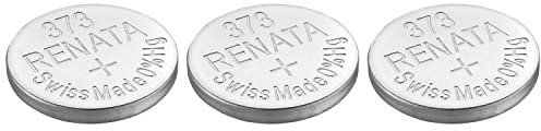 RENATA Knopfzellen Silber Oxid 373/SR916 SW 0% Quecksilber, 3 Stück