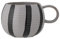 Bloomingville Tasse Serina, schwarz, Keramik