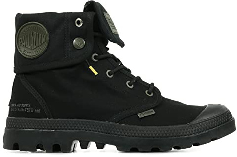 Palladium Pampa Baggy Supply, Stivali Sneaker Unisex - Adulto, Nero, 36 EU