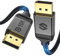 Silkland DisplayPort Kabel 2.1 1M [VESA-Zertifiziert], 8K@240Hz 4K@540Hz/360Hz/240Hz DP 2.1 Kabel 16K, HDR FreeSync G-Sync HDCP DSC 1.2a für PC, Gaming-Monitor, 5090 7900XTX Grafikkarte
