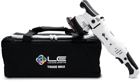 Liquid Elements Lucidatrice T4000 V2 MK2 EU 15 mm HUB, lucidatrice eccentrica 950 W, borsa trasporto, spazzole carbonio, maneggevole robusta poggiapolsi