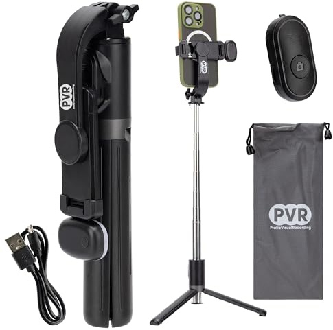 Bastone Selfie per Smartphone con Asta Telescopica per Foto e Video Estensibile - Treppiede Smartphone Stabile e Regolabile
