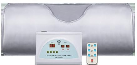 Kit de sauna para el hogar, Manta de Sauna for quemar grasa con Control remoto por infrarrojos, manta cafactora de desintoxicación for Spa adelgazante for pérdida de peso for moldeador corporal en cas