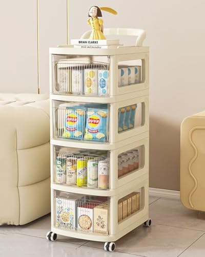 Armadietto portaoggetti da bagno con cassetto, organizer sotto il lavandino per articoli da toeletta e snack, unità di carta igienica salvaspazio per un'organizzazione efficiente della cucina e del