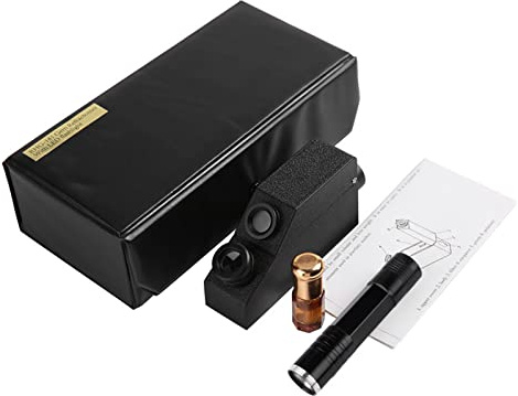 OVAQUIXI Professional Gemstone Refractometer 1.30-1.81 RI for Jewellery | Identify single and double refractive gems quickly, complete with carry case, LED torch and index fluid