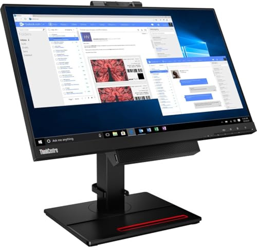 Lenovo All in One PC Computer Deksktop Kit, Monitor TIO 24 Gen4 + M720q Tiny, Processore Core i5-8500T, Memoria Ram 16GB, Disco SSD 512GB Win 11 (Ricondizionato)