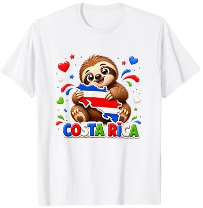 Maglietta con Bandiera della Costa Rica, Maglietta della Mappa del Costa Rica, Costa Rica Kids Maglietta