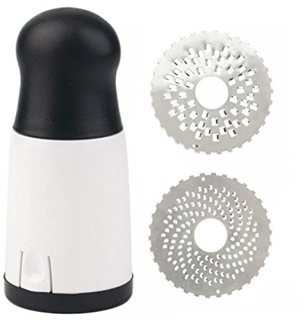 Everyday Home Kitchen Cheese Mill Grinder Grater Slicer Shredder Fine Coarse Hand Tool