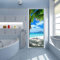 XXXCH 3D Türaufkleber 95X215CM Strand Türtapete selbstklebend TürPoster - Fototapete Türfolie Poster Tapete Meer Aufkleber DIY Selbstklebende Wandbild PVC Wasserdichte Tapete