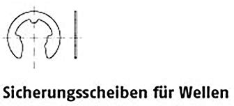 Dischi di sicurezza DIN 6799 in acciaio a molla 5 VE = S 5000 pezzi