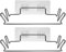 HEMOTON 2 set di supporti in metallo per sacchi della spazzatura con ventosa, per cucina, armadio (argento)