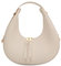 Ergocar 2022 Neu Damen Handtasche, Frau Elegant Halbmond-Tasche, Modisch Schultertasche Damen, Tote Shopper Geldbörsen, Umhängetasche Mode City Satche Tote Bag, Beige