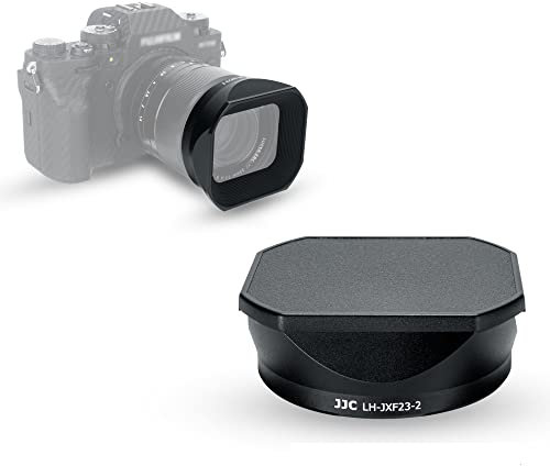 JJC Gegenlichtblende mit Deckel für Fujifilm XF 33 mm F1.4 R LM WR Objektiv & Fujifilm XF 23 mm F1.4 R LM WR Objektiv – ersetzt FUJI. LH-XF23 II/LH-XF23-2 Gegenlichtblende DSLR Kamera Fotografie