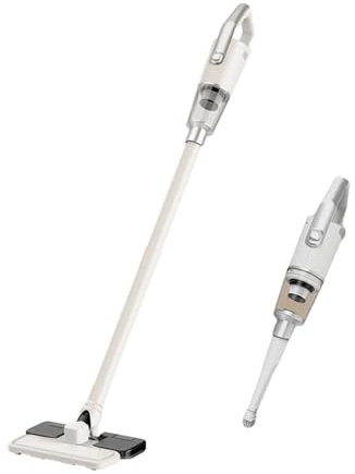 Aspiradoras Verticales En Seco Y Húmedo Sin Cable Con Mopa, 15000pa Succión Aspiradoras Escoba Fregona Ligero 2 En 1, Aspiradoras Doméstico Y Combo De Fregona Para Suelo Duro Pelo De Mascota (Blanco)
