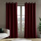 Deconovo 100% Samt Verdunkelungsvorhang Blickdicht Gardinen mit Ösen Samtvorhänge für Schlafzimmer Vorhang Velvet Curtains Samtvorhang Blackout Vorhänge, 240x140cm(HöhexBreite), Fuchsie, 2er Set