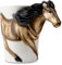 SKIPPI Tasse Cheval, Mug 270 ml, Poignée Tête de Cheval 3D