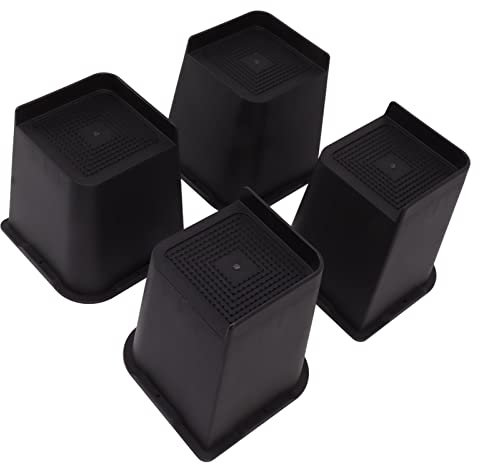 Blocs de Colonne Montante de Meubles de 6 Pouces Lourds pour Chaise de Canapé-lit - Matériau D'abs Supérieur pour Les Charges Lourdes