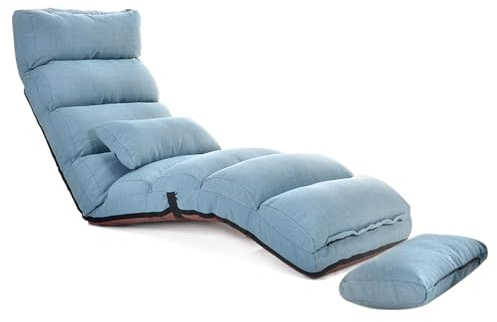 Divano Letto Singolo Divano Letto MultiPosizione Lettino Regolabile Con Schienale E Cuscino Pieghevole Rimovibile Divano Letto Pieghevole Per Soggiorno E Camera Da Letto (colore Scuro)