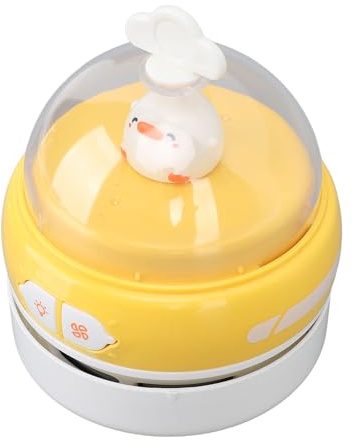 Naroote Balayeuse de Poussière de Table, Aspirateur de Bureau sans Fil, Chargement USB 1000pa, Pratique et Efficace pour Les Copeaux de Gomme (Yellow)