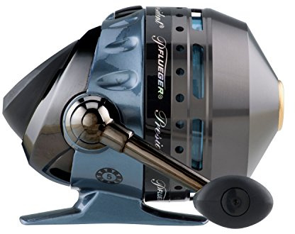 Pflueger President Spincast Reel, Size 10 Fishing Reel, Right/Left Handle Position, Aluminum Spool, Dial Drag System., Blue