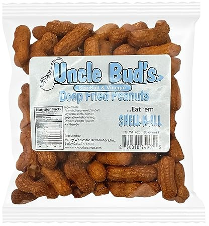 Deep Fried Peanuts -Eat em Shell & All! (Sea Salt & Vinegar)