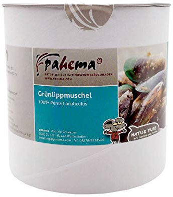 pahema Grünlippmuschel-Pulver - nicht entfettet - für Hunde und Katzen - 100 % Natur (250 g)