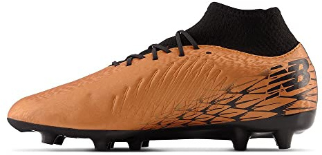 New Balance Men's Tekela V4 Magique Fg Soccer Shoe, Copper/Black, 8 M