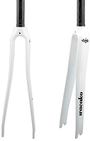 T800 Fourche Droite pour vélo de Route en Carbone 700C Fourche en Carbone pour vélo de Route 28,6 mm, engrenage Ouvert 100 mm, Paire de Roues Max Fit 700 * 25C B,700C