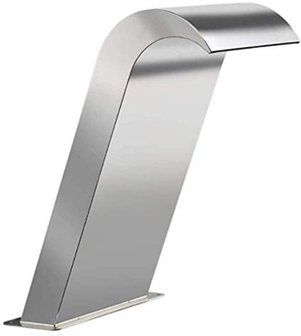 TEmkin Pool-Brunnen, Edelstahl-Brunnen, Wasserfall-Spray, Wasserfall-Brunnen, Kaskade, Schwimmbad, Garten, Wasserspiel, Entspannung, Außenteich, Wasserspiel, Außenbrunnen