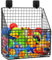 Greentainer Badewannenspielzeug Aufbewahrung-Badespielzeug Organize Aufbewahrungskorb mit 2 Selbstklebend Haken,1pcs Faltbarer Badespielzeug Aufbewahrungskorb für Spielzeug,Kleidung Toilettenartikeln