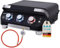 Skandika Gasplancha Palo | Gas Plancha Grillplatte, 3 Brenner, Abtropfschale, transportabler Gasgrill mit Kochplatte | Outdoor, Camping, Balkongrill, Tischgrill, Grillplancha, Gasbräter (mit Deckel)
