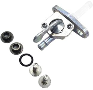 TZNTOWG Rubinetto Carburante Adatto per Honda CR250 450 Moto a 2 Tempi valvola di commutazione del Carburante Rubinetto di Scarico Benzina Serbatoio Olio Benzina ON/off Rubinetto Benzina