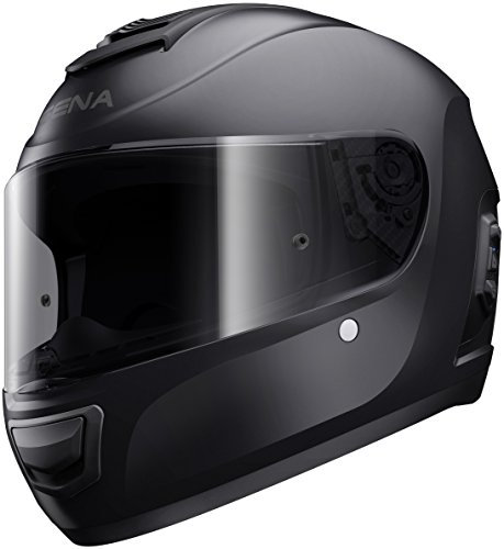 Sena Momentum Lite, Bluetooth Helm, Integralhelm, Matt Black, Größe XS, ECE