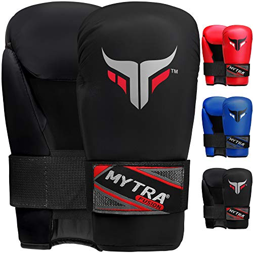 Mytra Fusion Semi Contact Boxing Gloves for Kickboxing, Training, Fighting, MMA, Muay Thai, Sparring and Martial Arts