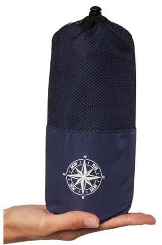 AktivPlus® Multifunktionaler 2in1 Hüttenschlafsack dünn & leicht inkl. Reisetasche & Reißverschluss zur Verwendung als ultraleichte Reiseschlafsack oder Reisedecke, Innenschlafsack, Inlett