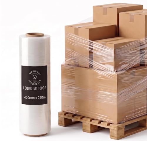 Papier film rétractable transparent de 400 mm x 250 m