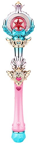 BSTCAR Prinzessinnen Zauberstab mit Rotierende Lichtkugel, Elektronische Süss Zauberstab Spielzeug Leuchtender Zauberstab Geschenk Rollenspiel Mädchen