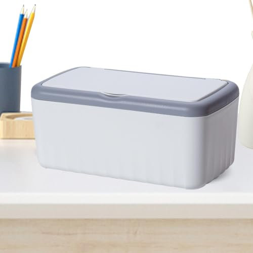 Kasmole Feuchttücherbox - Wischtuchhalter für Badezimmer mit Dichtungsdesign | Aufbewahrungsbox für Feuchttücher im Badezimmer, nachfüllbarer Feuchttücherbehälter mit doppelschichtigem Schutz