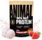 Universal Nutrition ANIMAL 100% Whey Protein Powder Fresa - proteína en polvo con 24g de proteína y 4,6g de BCAAs - sin azúcar añadido - 30 porciones, 1kg