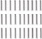 30 Pcs Slotted Spring Pins, Stainless Steel Tension Pin, 6mm x 30mm