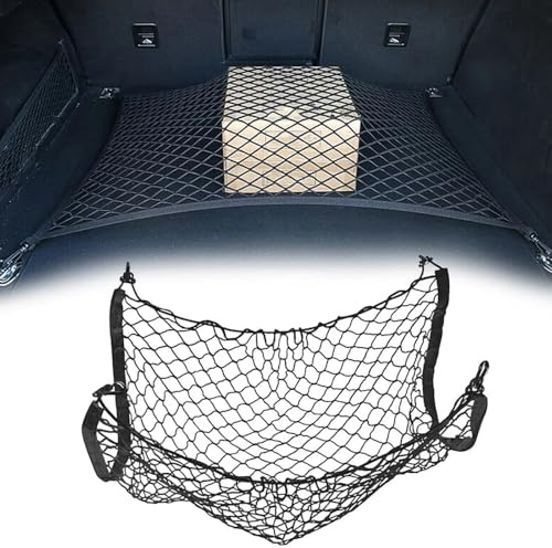 Bagagangenät, för Jeep Cherokee XJ 1997–2001 justerbar elastisk bagagenät bagagenät ett lager fast bagagenät,110 x 60 cm