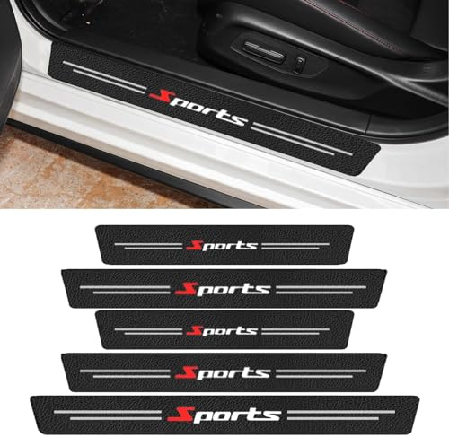 5 Paquete de Protector Umbral Coche Protector Parachoques Coche Protector Barra de Umbral de Puerta Accesorios Coche Tuning Se Adapta a la Mayoría de los Coches, SUV Trasero