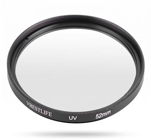Makro Einzelne DSLR Kamera UV Sonnenfilter,Universal Premium Ultra Slim UV Filter, Linsenschutzfilter, Wasserdichter Kratzer Staub Fingerab Druck resisatance(52mm / 2.05in)
