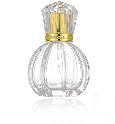 1 pz 50ml 1,7 once forma di zucca riutilizzabile vuota nebbia di vetro trasparente bottiglie di spruzzo profumo spruzzatore atomizzatore vaso vaso fiale supporto per toner profumo idrosol trucco acqua