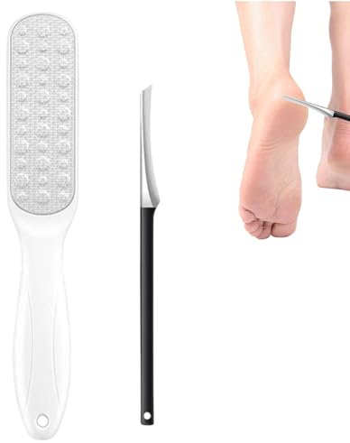 Raschietto per pedicure | Rimozione della pelle morta per piedi, strumento di rimozione dei calli del piede, esfoliatore del piede, strumenti pedicure, cura dei piedi per uomini e donne